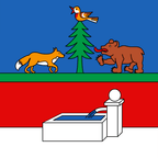 Drapeau communal : Bassins