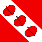 Drapeau communal : Courtelary