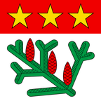 Drapeau communal : La Praz