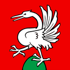 Drapeau communal : Rossinière