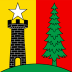Drapeau communal : Saint-Cergue